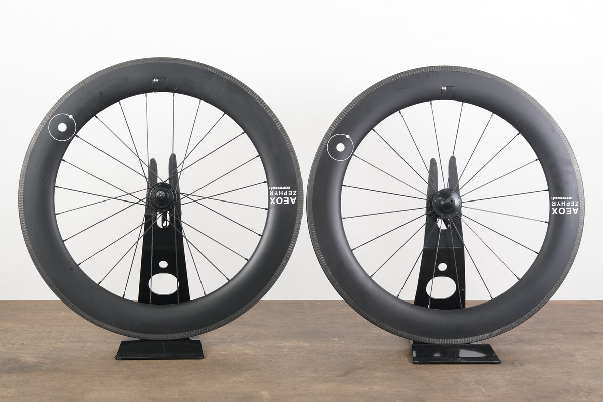 AeroCoach AEOX Zephyr Carbon Tubeless Clincher Rim Brake Wheelset XDR 12 Speed