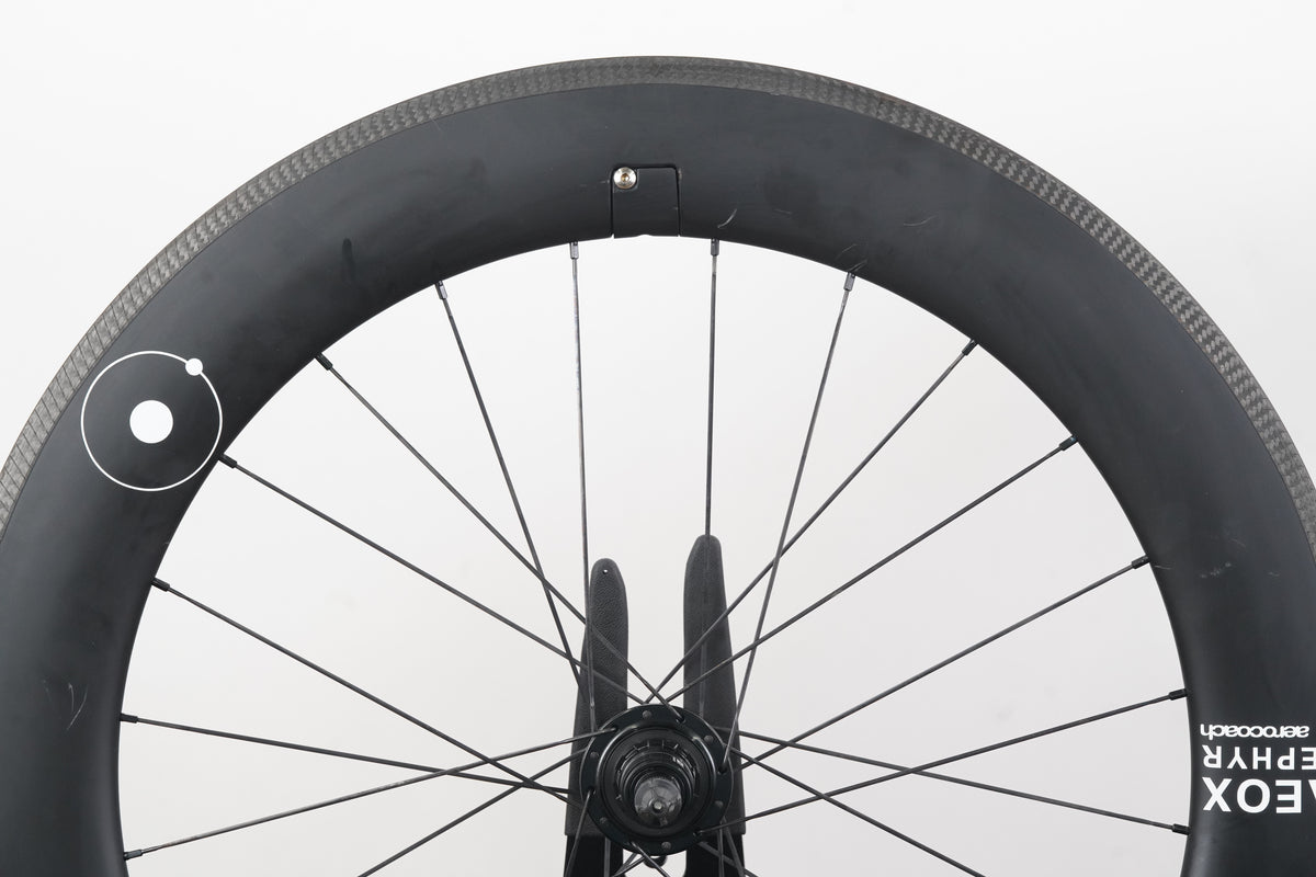 AeroCoach AEOX Zephyr Carbon Tubeless Clincher Rim Brake Wheelset XDR 12 Speed