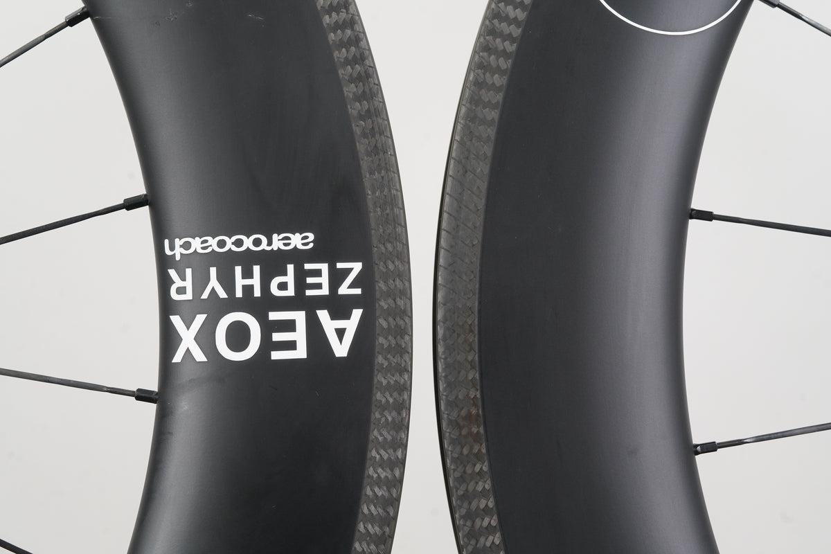 AeroCoach AEOX Zephyr Carbon Tubeless Clincher Rim Brake Wheelset XDR 12 Speed