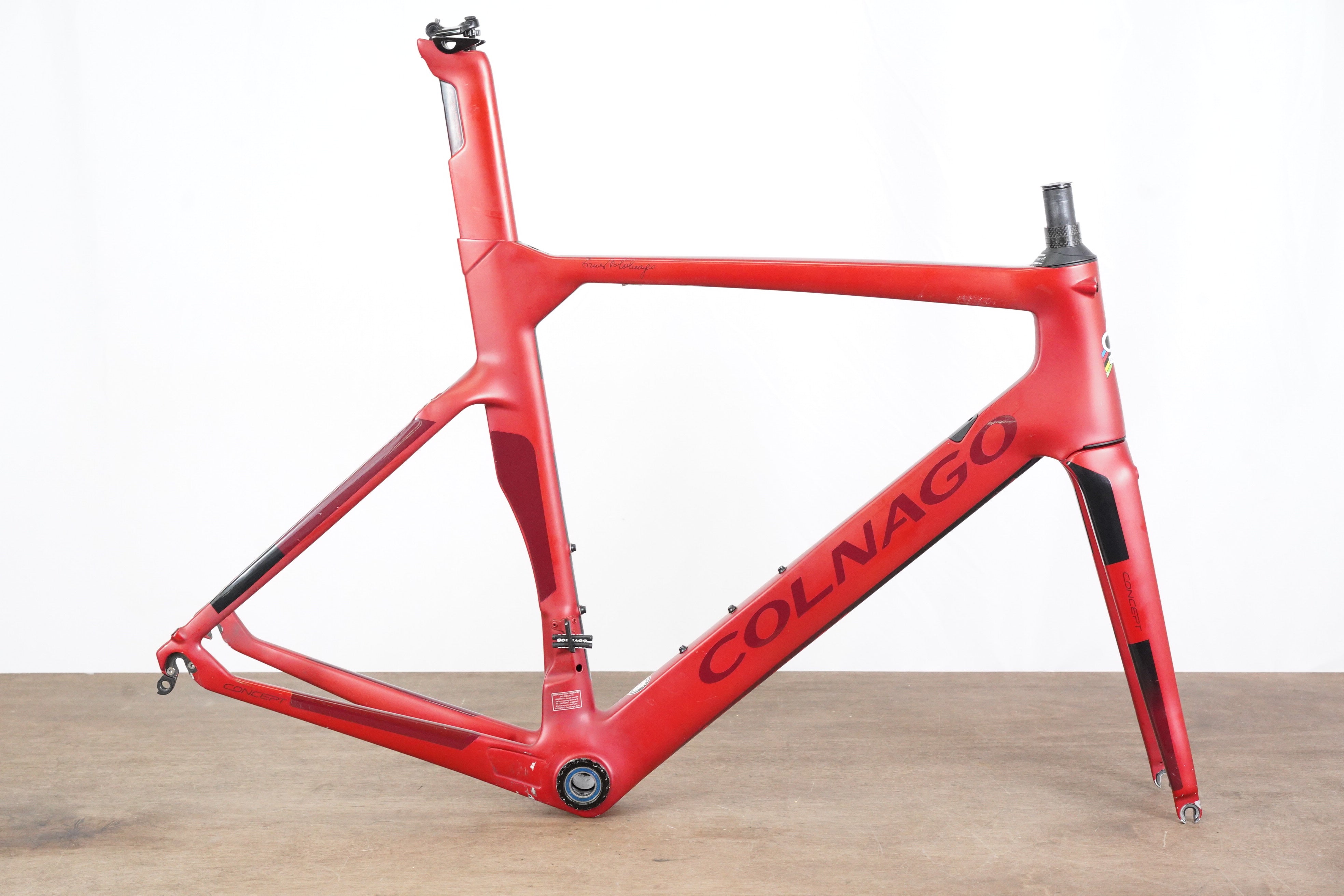 54s Colnago Concept Carbon Rim Brake Road Frameset Elevate Cycling