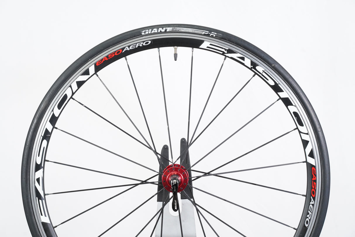 REAR Easton EA50 Aero Alloy Clincher Rim Brake Wheel Shimano/SRAM 10 Speed EA 50