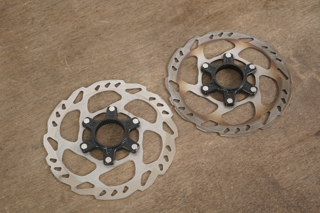 (2) 160mm Shimano SLX SM-RT70 Center Lock Disc Brake Rotors