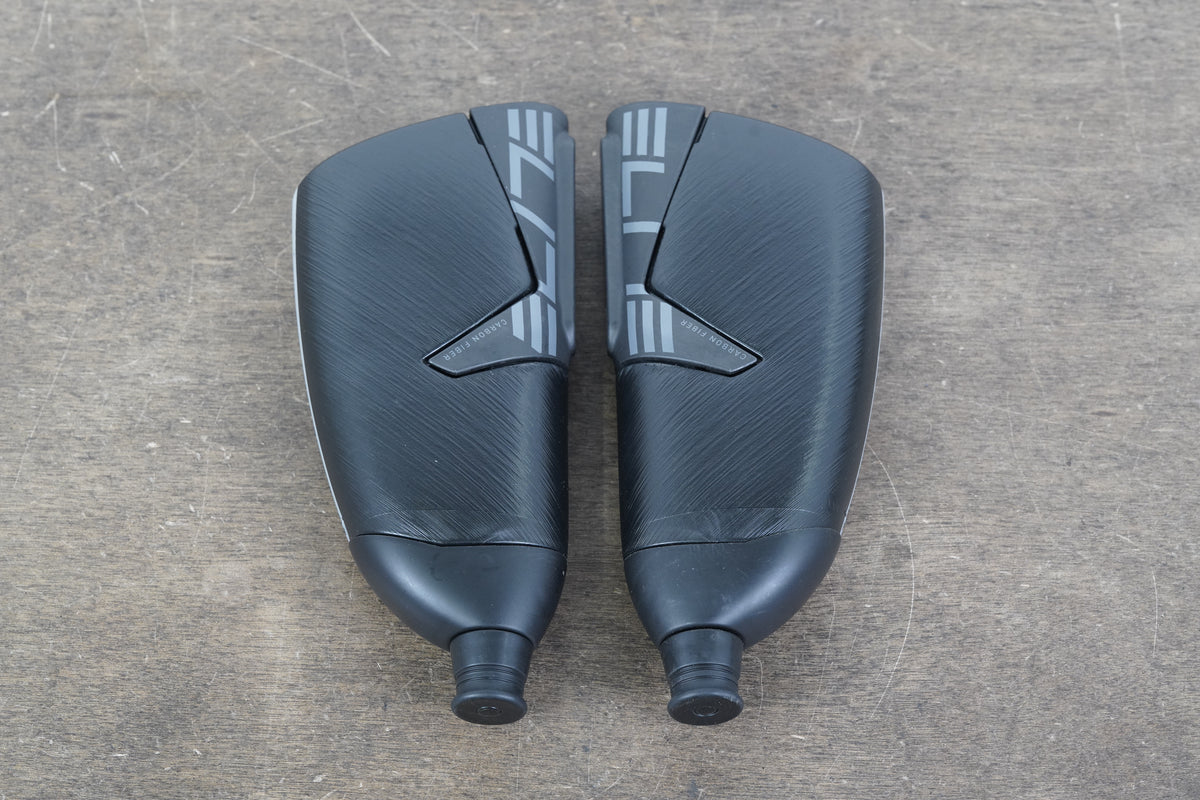 (2) Elite Kit Crono X Carbon Water Bottle Cage + Bottles 183g