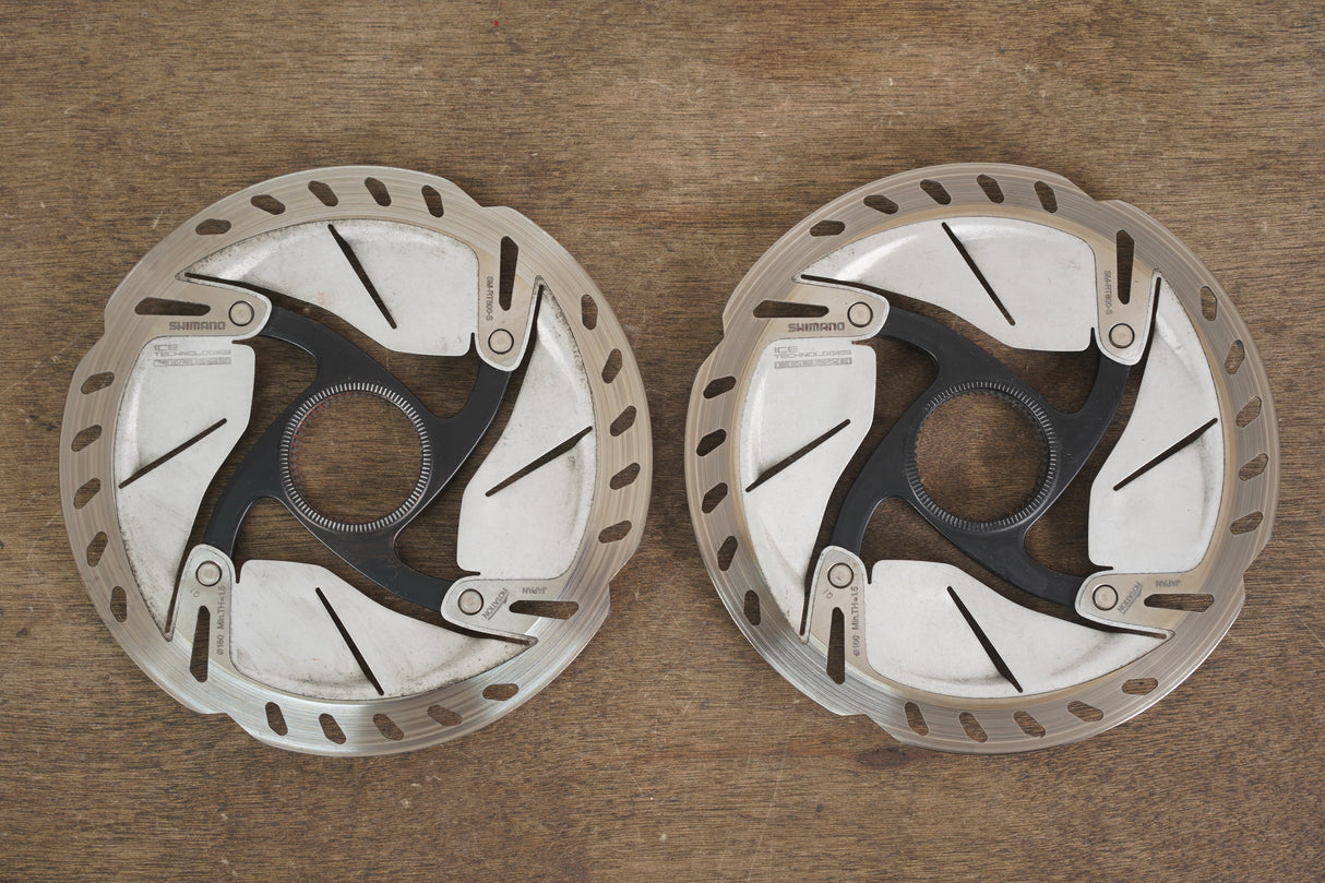 (2) 160mm Shimano Ultegra SM-RT800-S Center Lock Disc Brake Rotors RT 800