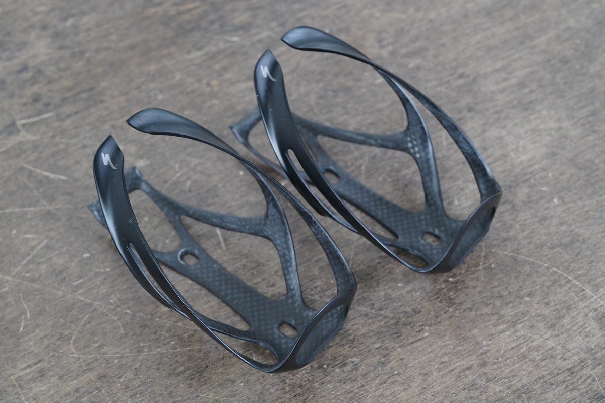 (2) Specialized S-WORKS Rib Cage III Carbon Water Bottle Cages 42g