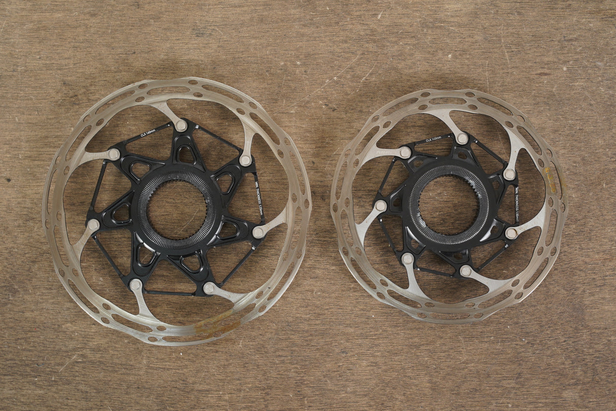 (2) 160mm/140mm SRAM CenterLine CLX Center Lock Disc Brake Rotors