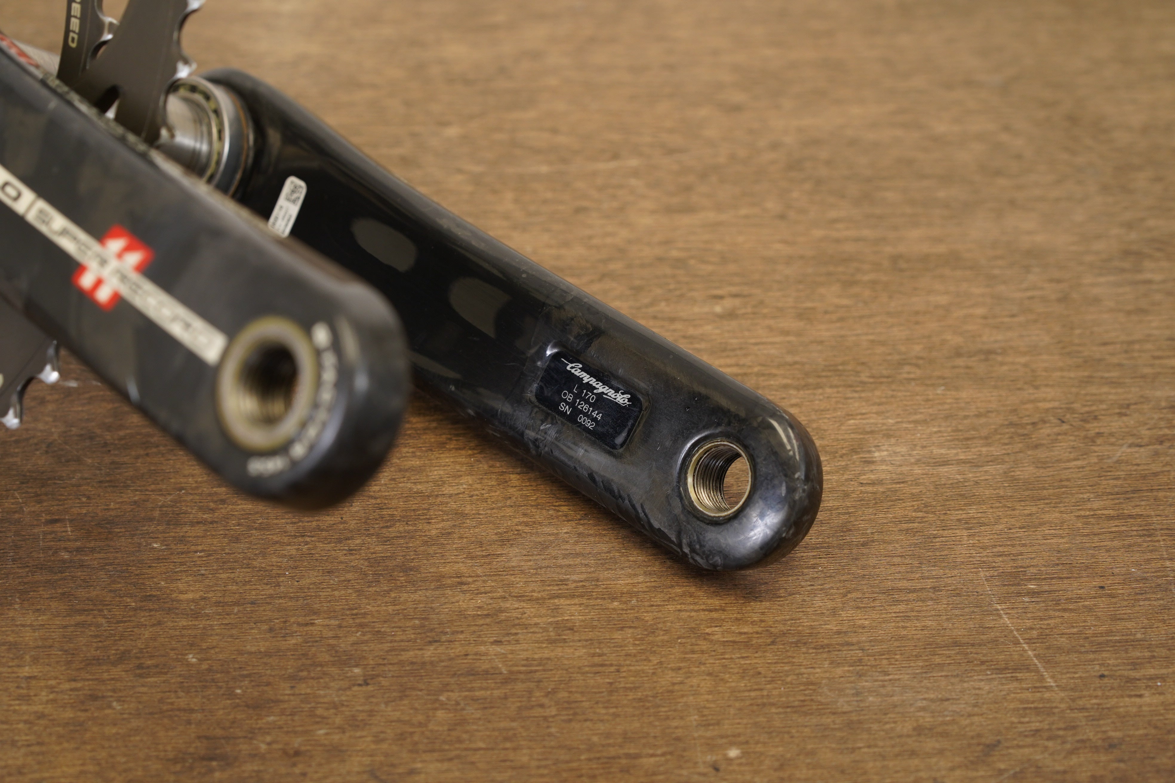 170mm 50/34T Campagnolo Super Record Titanium 11 Speed Carbon