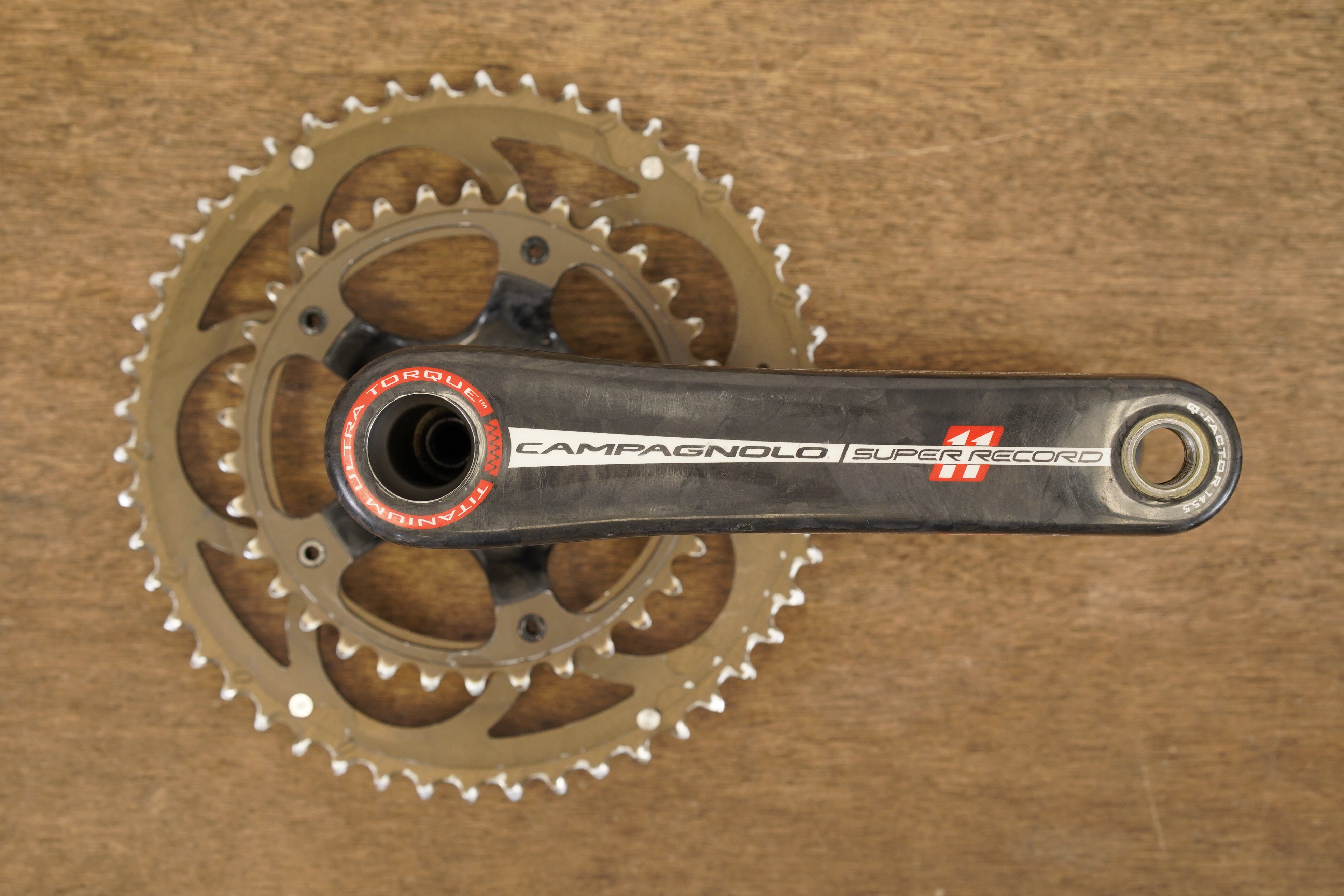 170mm 50/34T Campagnolo Super Record Titanium 11 Speed Carbon