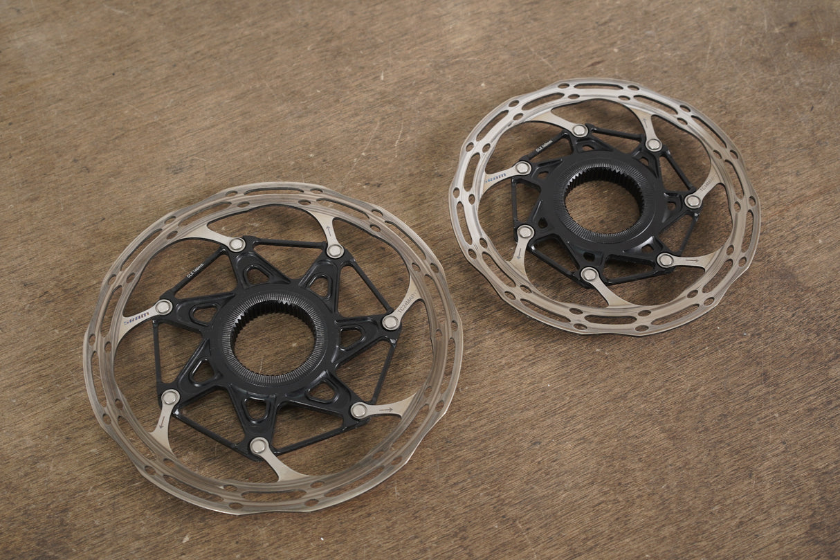 (2) 160mm/140mm SRAM CenterLine CLX Center Lock Disc Brake Rotors