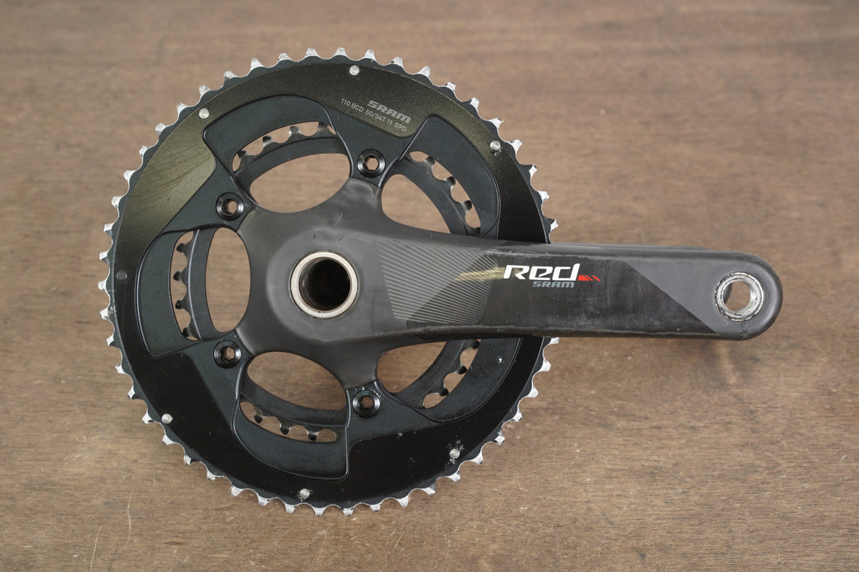172.5mm 50/34T GXP SRAM Red 22 Carbon Road Crankset