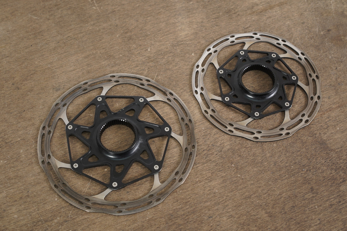 (2) 160mm/140mm SRAM CenterLine CLX Center Lock Disc Brake Rotors