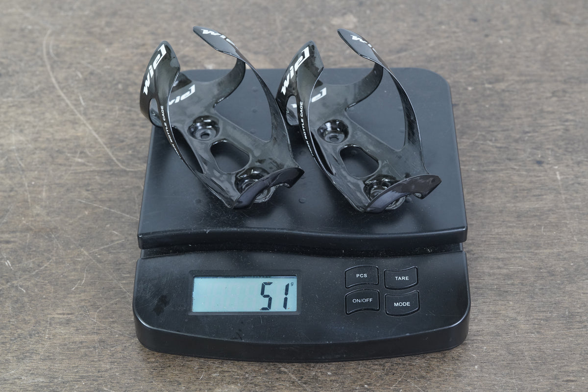 (2) Wiel Carbon Water Bottle Cages 51g