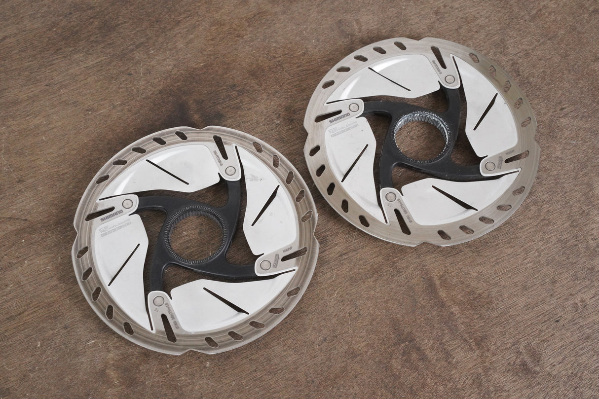 (2) 160mm Shimano Ultegra SM-RT800-S Center Lock Disc Brake Rotors RT 800