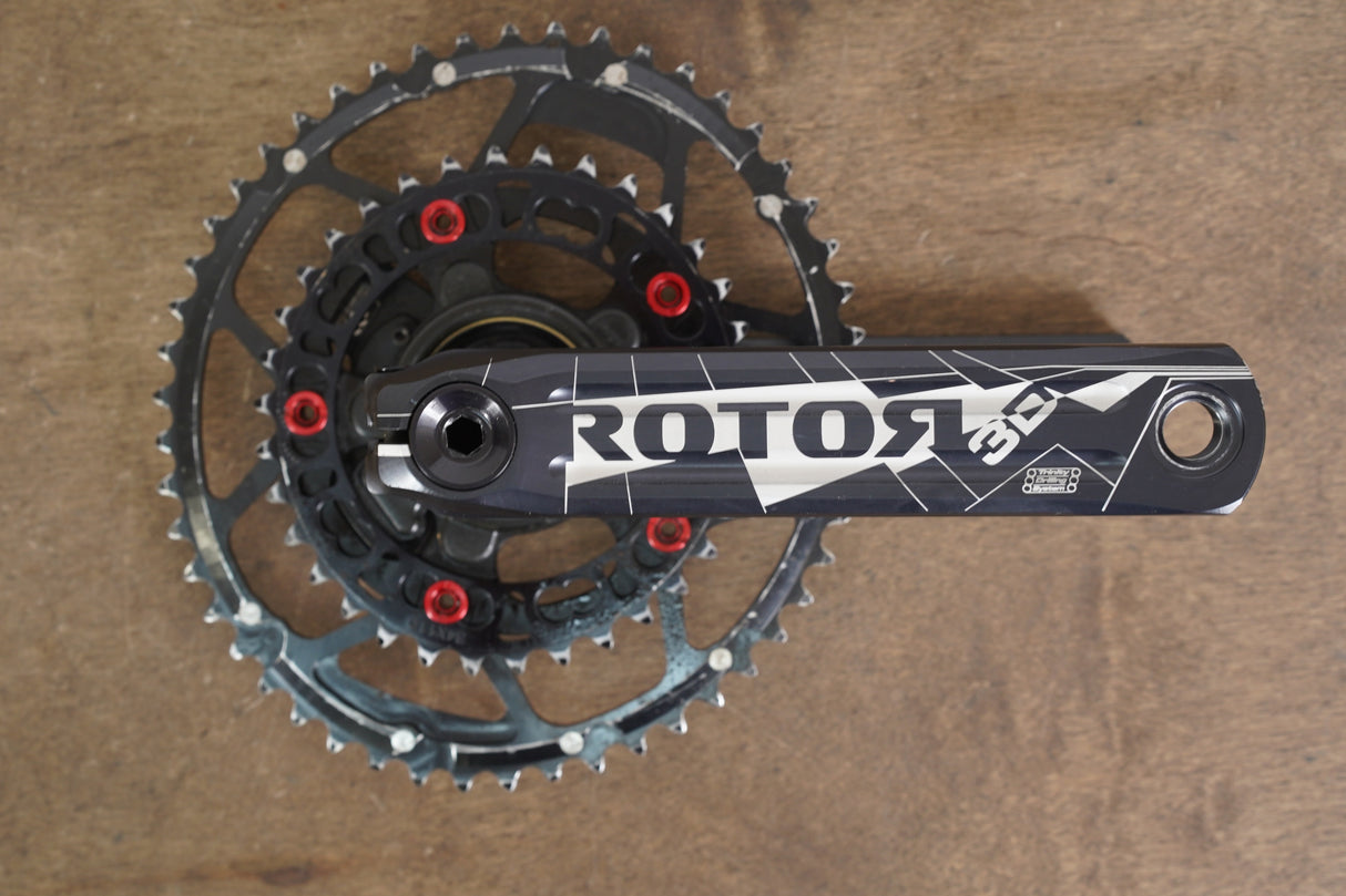 165mm 50/34T 24mm Rotor 3D Quarq Cinqo Saturn Q-Rings Power Meter Crankset 3D