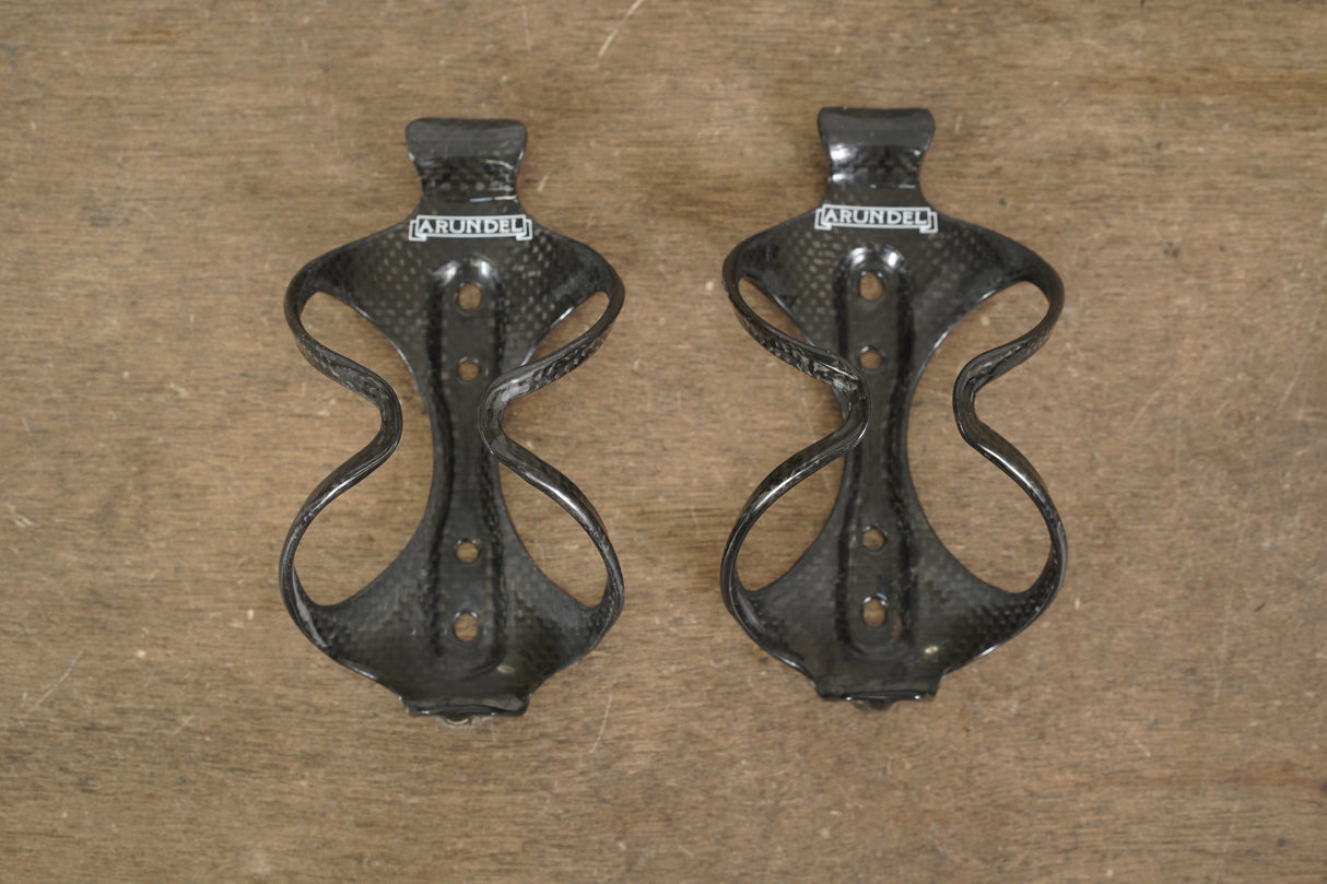 (2) Arundel Mandible Carbon Water Bottle Cages 54g