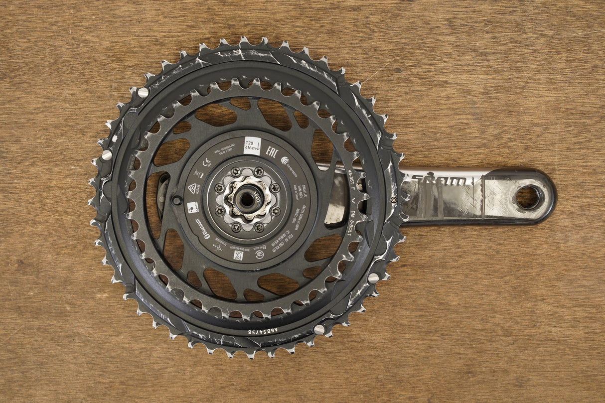 DS 170mm 48/35T DUB SRAM Red AXS D1 Quarq 12 Speed Power Meter Crankarm