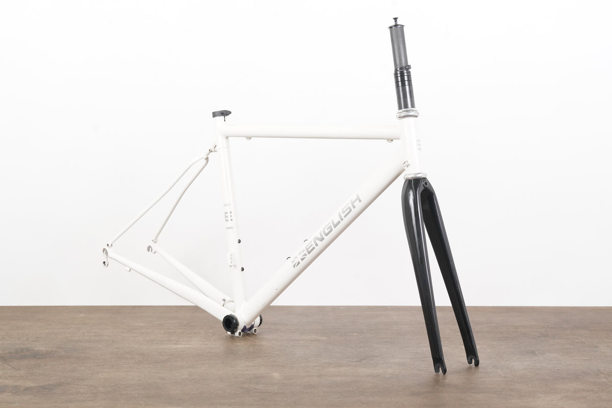 53cm English Cycles Travel Steel Rim Brake Road Frameset + Case *Custom Geometry*