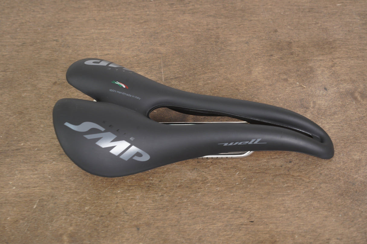 144mm Selle SMP Well Stainless Steel Rail Road Saddle