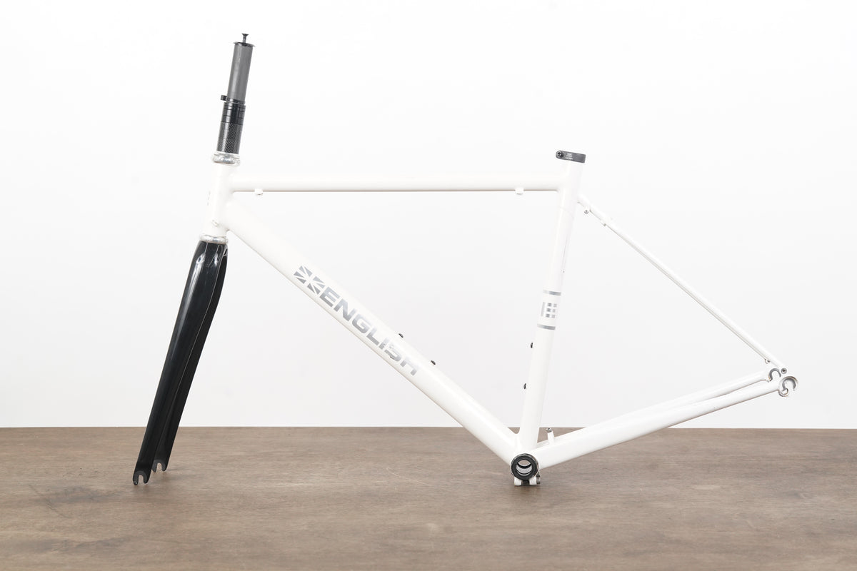 53cm English Cycles Travel Steel Rim Brake Road Frameset + Case *Custom Geometry*