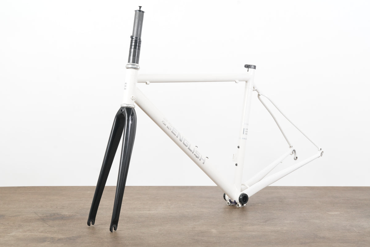53cm English Cycles Travel Steel Rim Brake Road Frameset + Case *Custom Geometry*