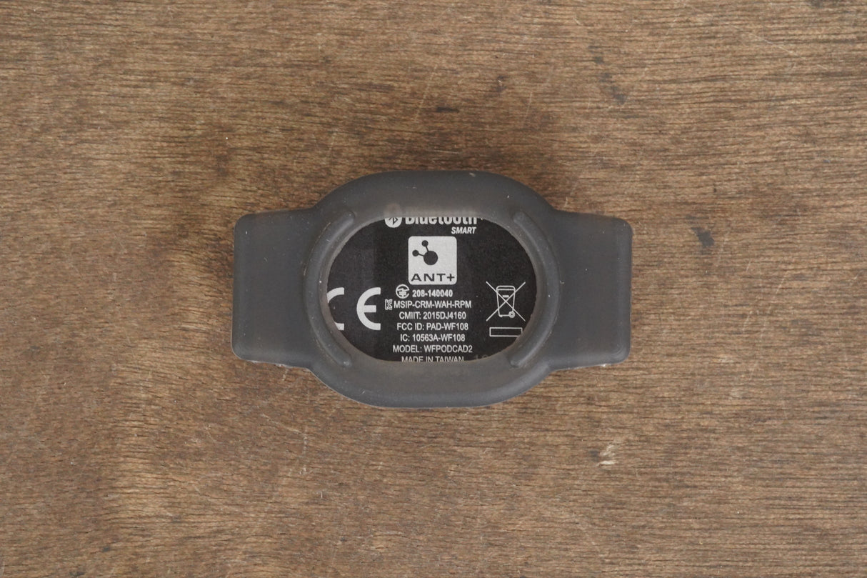 Wahoo RPM Cadence Sensor Bluetooth/ANT+ Cycling Road Bike