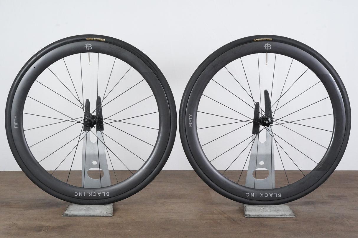 Black Inc. Fifty 50 Carbon Clincher Disc Brake Wheelset SRAM XDR 12 Speed