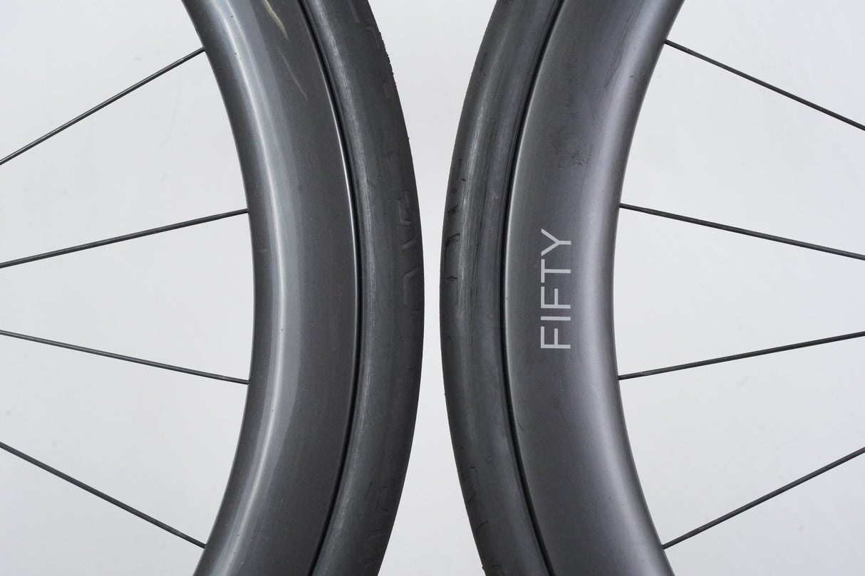 Black Inc. Fifty 50 Carbon Clincher Disc Brake Wheelset SRAM XDR 12 Speed