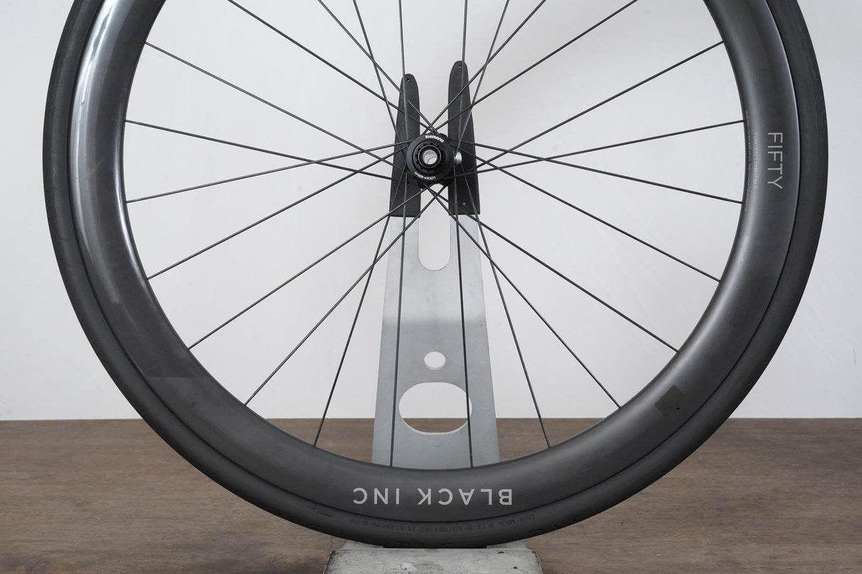 Black Inc. Fifty 50 Carbon Clincher Disc Brake Wheelset SRAM XDR 12 Speed