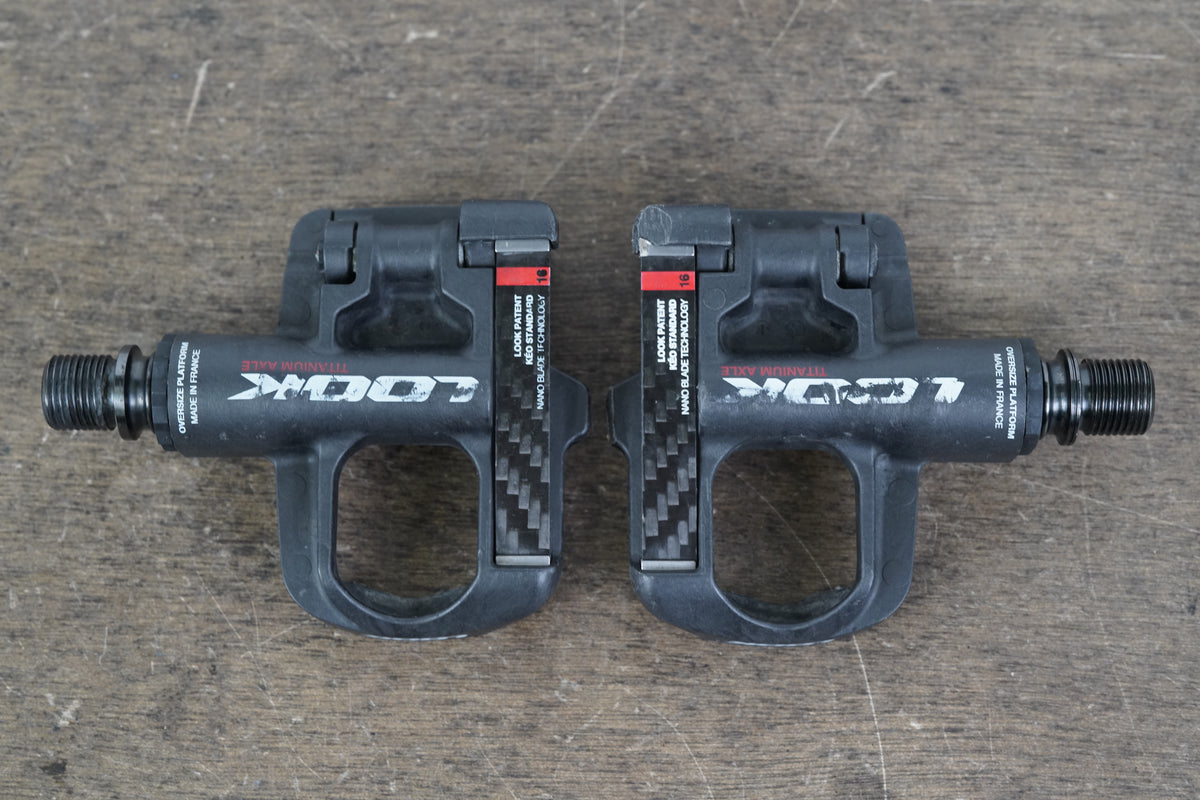 LOOK Keo Blade Carbon Titanium Long Body Clipless Road Pedals 186g