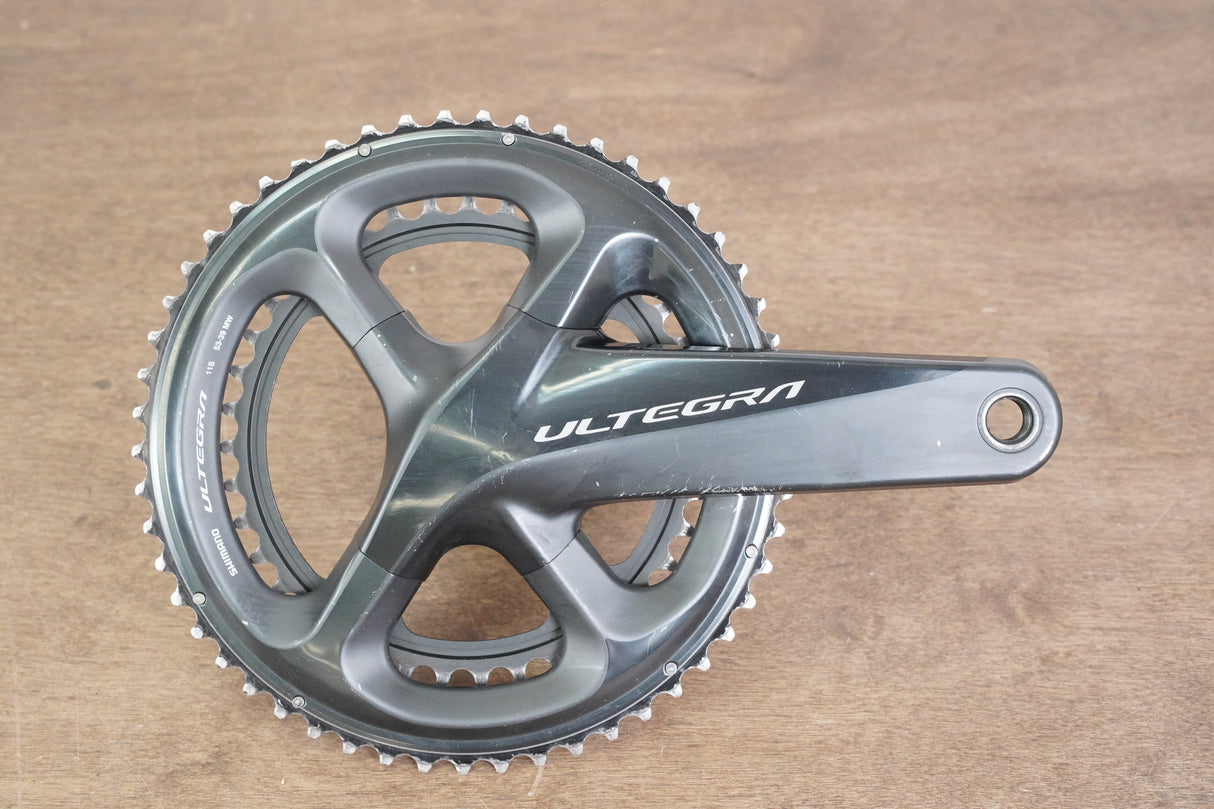 172.5mm 53/39T Shimano Ultegra FC-R8000 11 Speed Crankset 8000