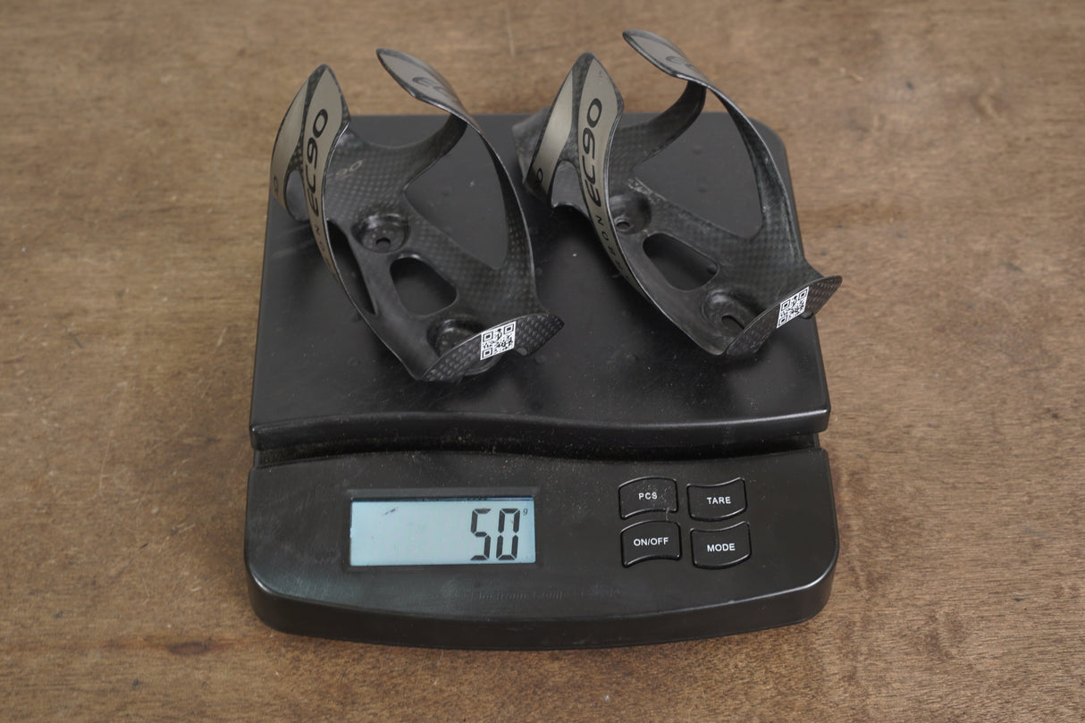 (2) EC90 Carbon Water Bottle Cages 50g