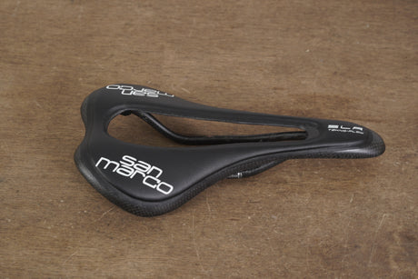 144mm Selle San Marco SLR Tekno-Flow Carbon Road Saddle 111g