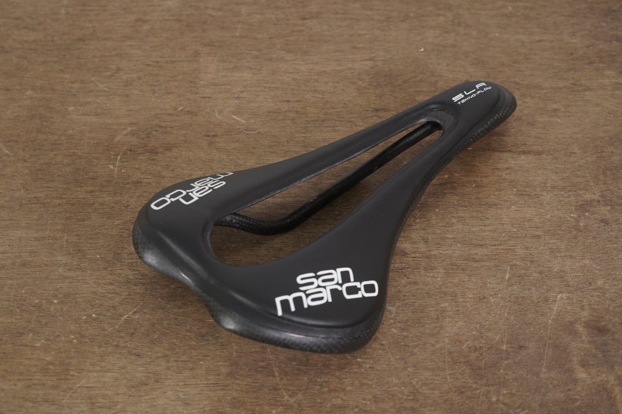 144mm Selle San Marco SLR Tekno-Flow Carbon Road Saddle 111g