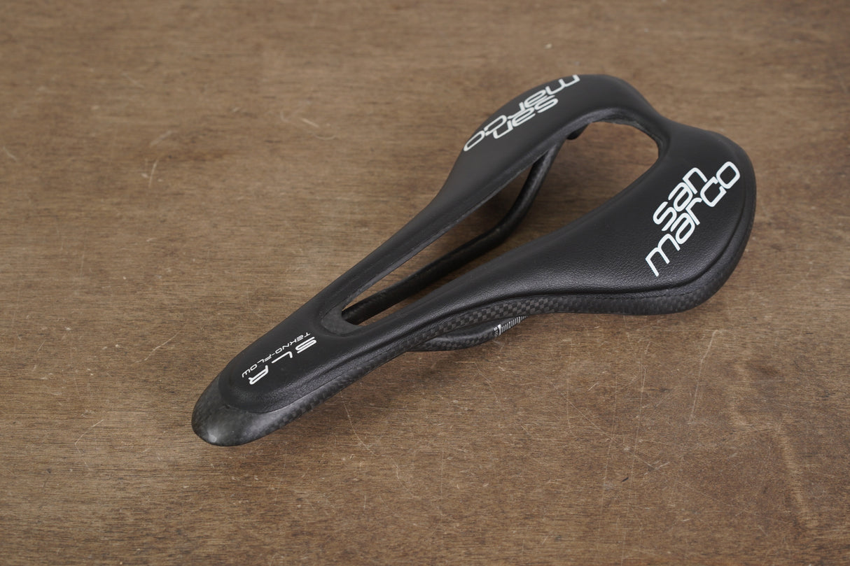 144mm Selle San Marco SLR Tekno-Flow Carbon Road Saddle 111g