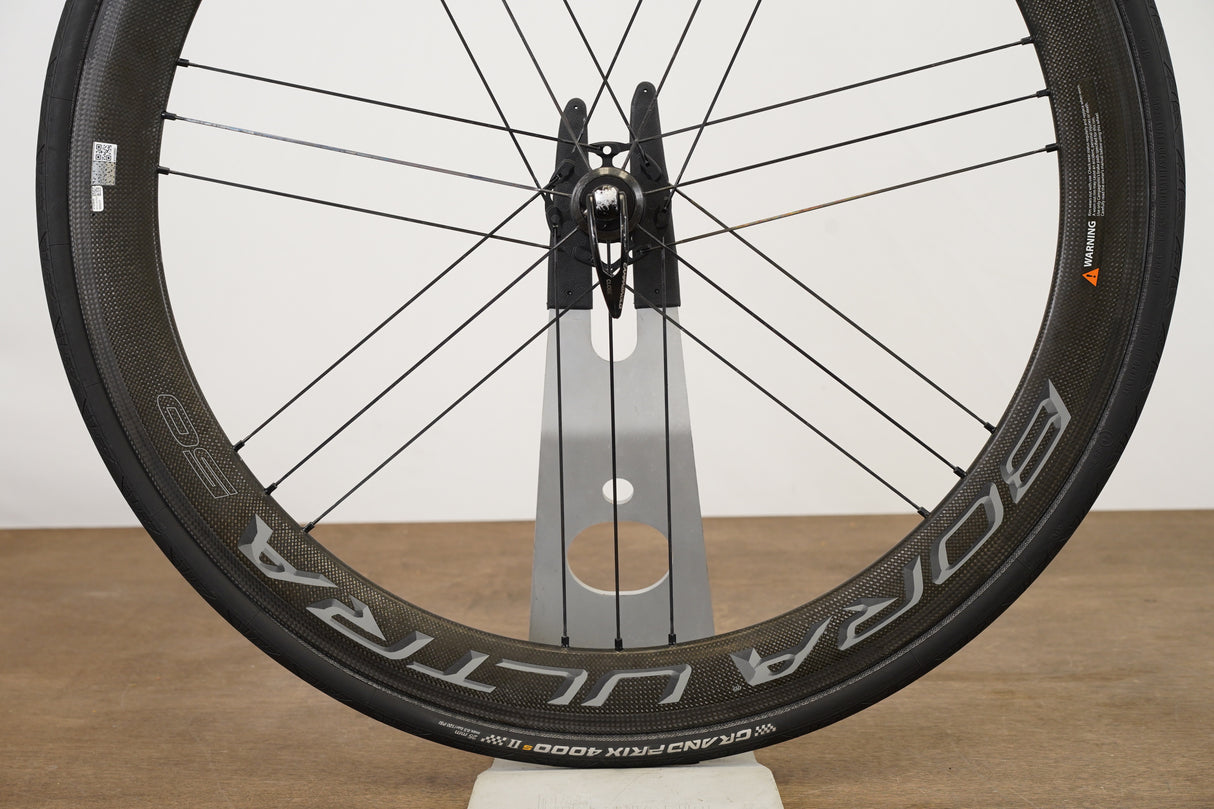 Campagnolo Bora Ultra 50 Carbon Clincher Rim Brake Wheelset Campagnolo 11 Speed
