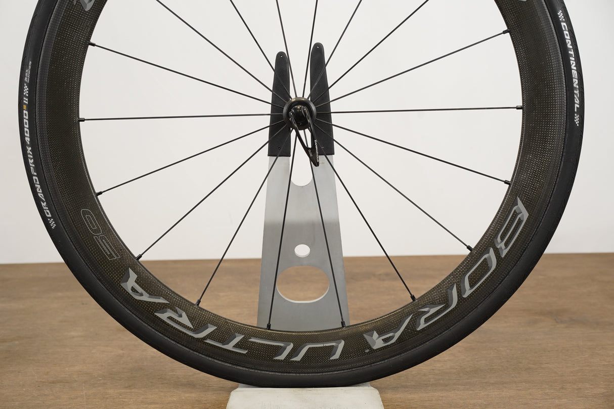 Campagnolo Bora Ultra 50 Carbon Clincher Rim Brake Wheelset Campagnolo 11 Speed