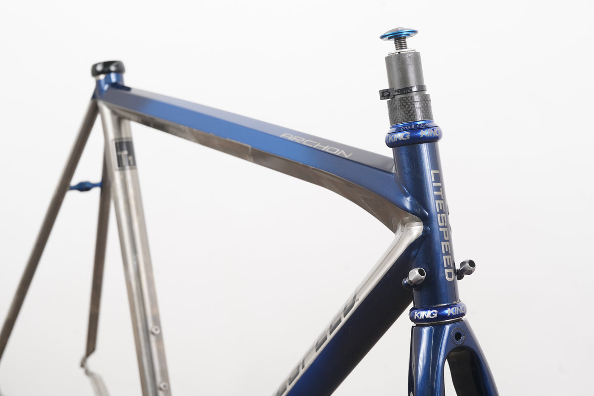 56cm Litespeed Archon Easton Titanium Rim Brake Road Frameset