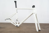 2023 52cm Specialized S-WORKS Tarmac SL8 Gloss White Dune Carbon Disc Frameset