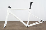 2023 52cm Specialized S-WORKS Tarmac SL8 Gloss White Dune Carbon Disc Frameset