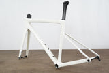 2023 52cm Specialized S-WORKS Tarmac SL8 Gloss White Dune Carbon Disc Frameset