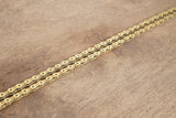 104L KMC X11SL Gold 11 Speed Road Chain 75% Life Remaining 104 Links