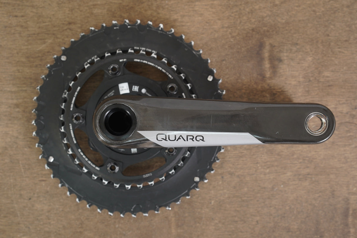 172.5mm 52/36T DUB Quarq DZero Power Meter Road Crankset