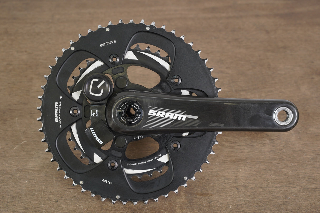 172.5mm 53/39T BB30 SRAM S925 Quarq Cinco Power Meter Road Crankset