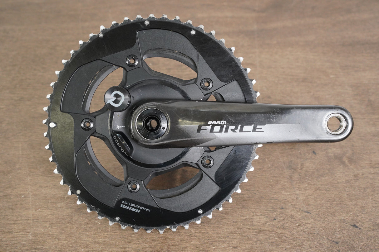 172.5mm 53/39T DUB SRAM Force AXS Quarq DZero Power Meter Crankset