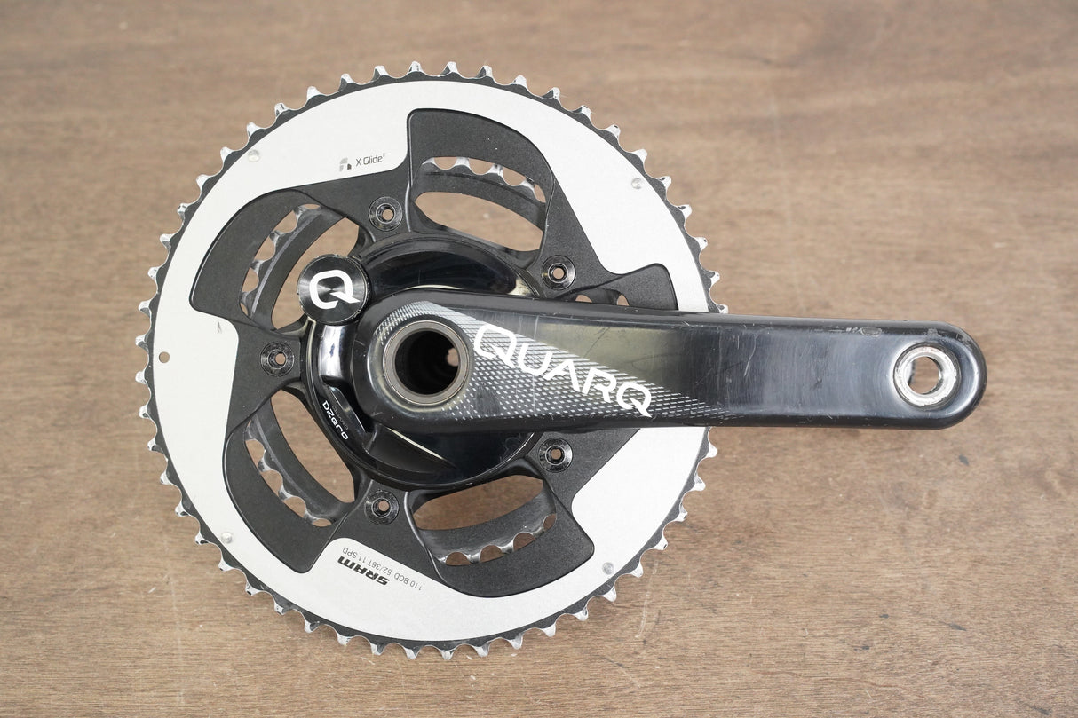 170mm 52/36T GXP Quarq DZero Power Meter Road Crankset