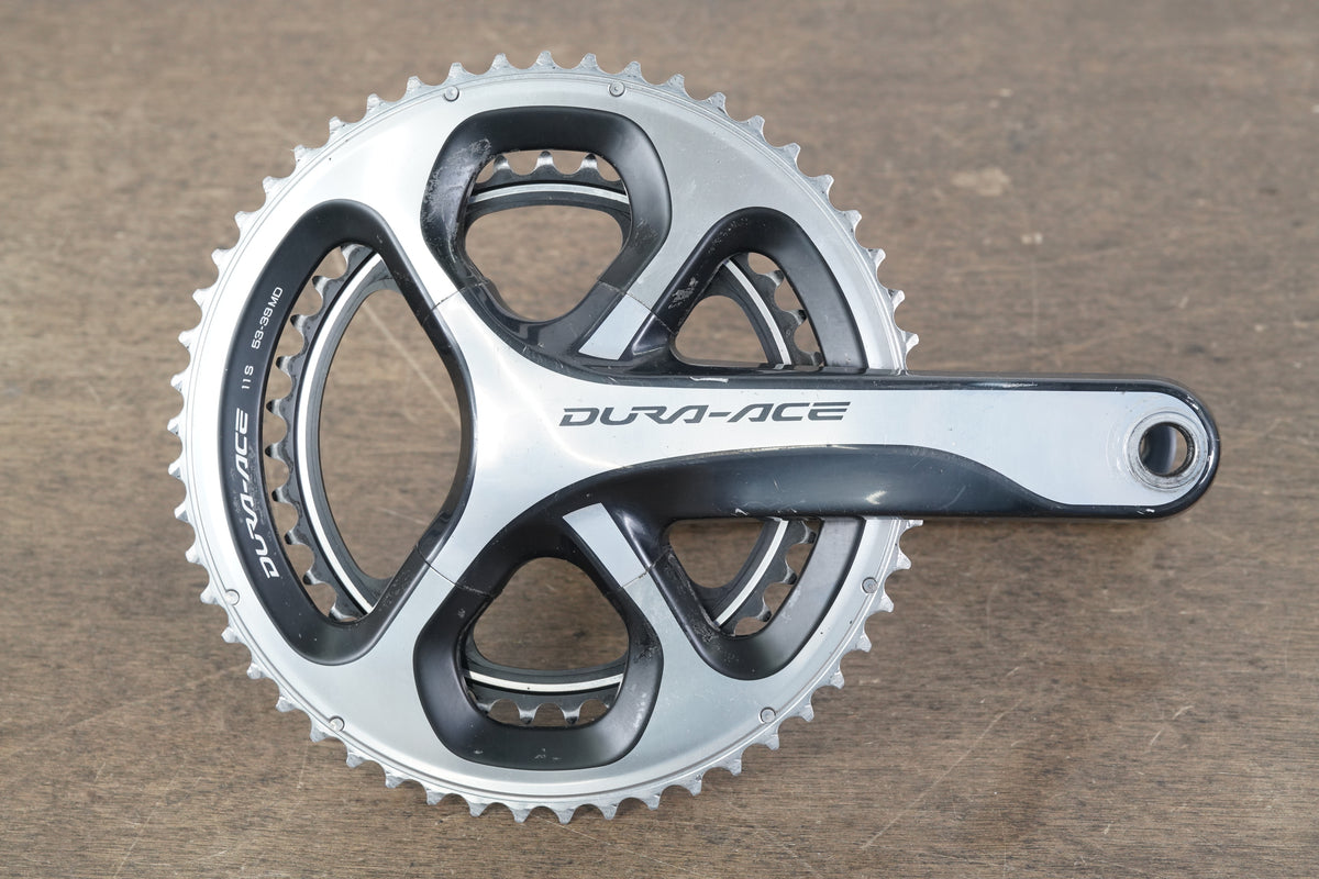 170mm 53/39T Shimano Dura-Ace FC-9000 11 Speed Crankset 627g