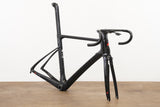 54cm Factor One V1 Carbon Rim Brake Road Frameset + Cockpit