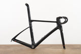 54cm Factor One V1 Carbon Rim Brake Road Frameset + Cockpit