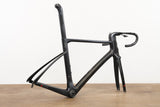 54cm Factor One V1 Carbon Rim Brake Road Frameset + Cockpit