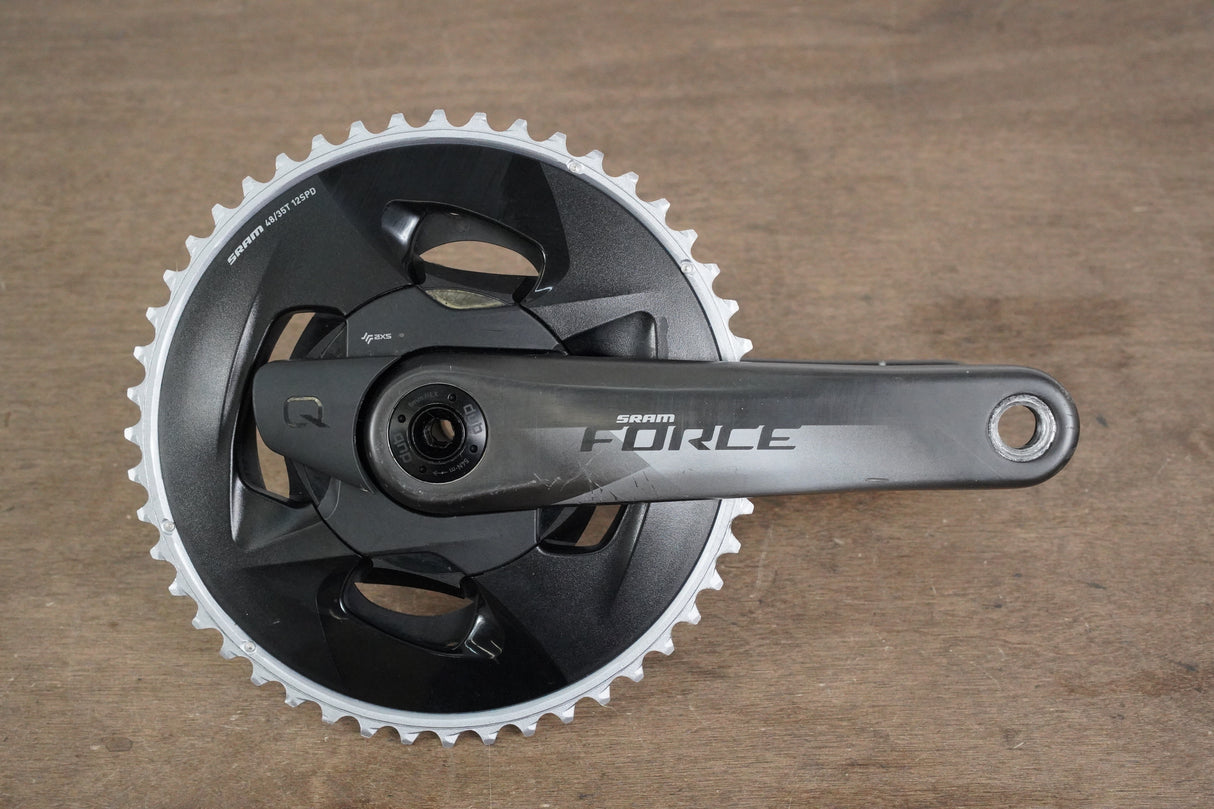 172.5mm 48/35T DUB SRAM Force AXS Quarq 12 Speed Road Crankset